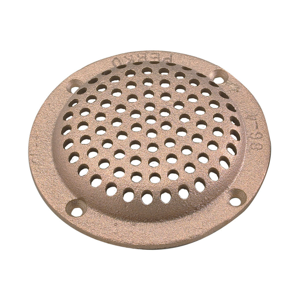 Perko 4 Round Bronze Strainer MADE IN THE USA 0086DP4PLB Main image