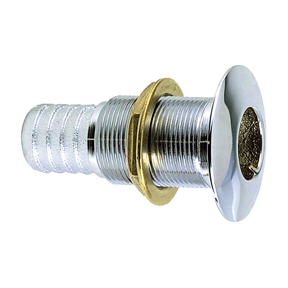 Perko 112 ThruHull Fitting f Hose Chrome Plated Bronze Made in the USA 0350008DPC Main image