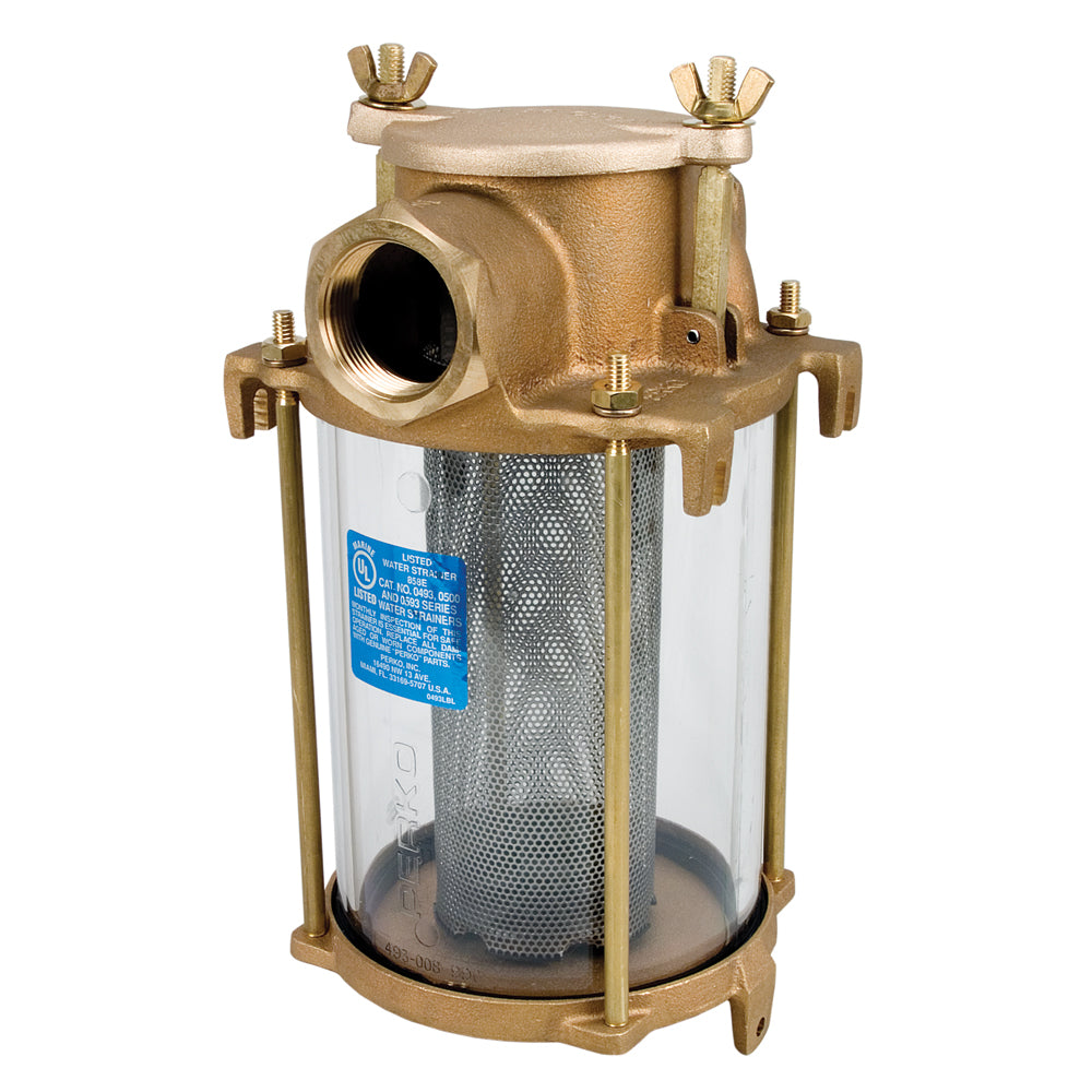 Perko 1 IPS Intake Strainer Bronze Made in the USA 0493006PLB Main image