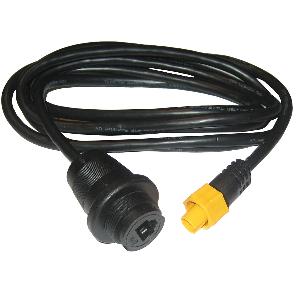 Simrad Ethernet Adapter Cable Yellow  5P Male to RJ45 Female  2M 000012756 Main image