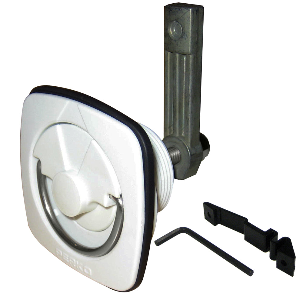 Perko Flush Latch  White 1082DP3WHT Main image