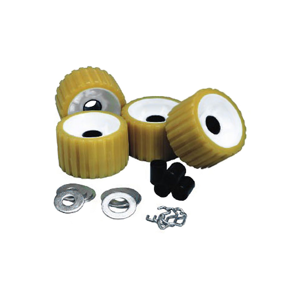 CE Smith Ribbed Roller Replacement Kit  4 Pack  Gold 29310 Main image