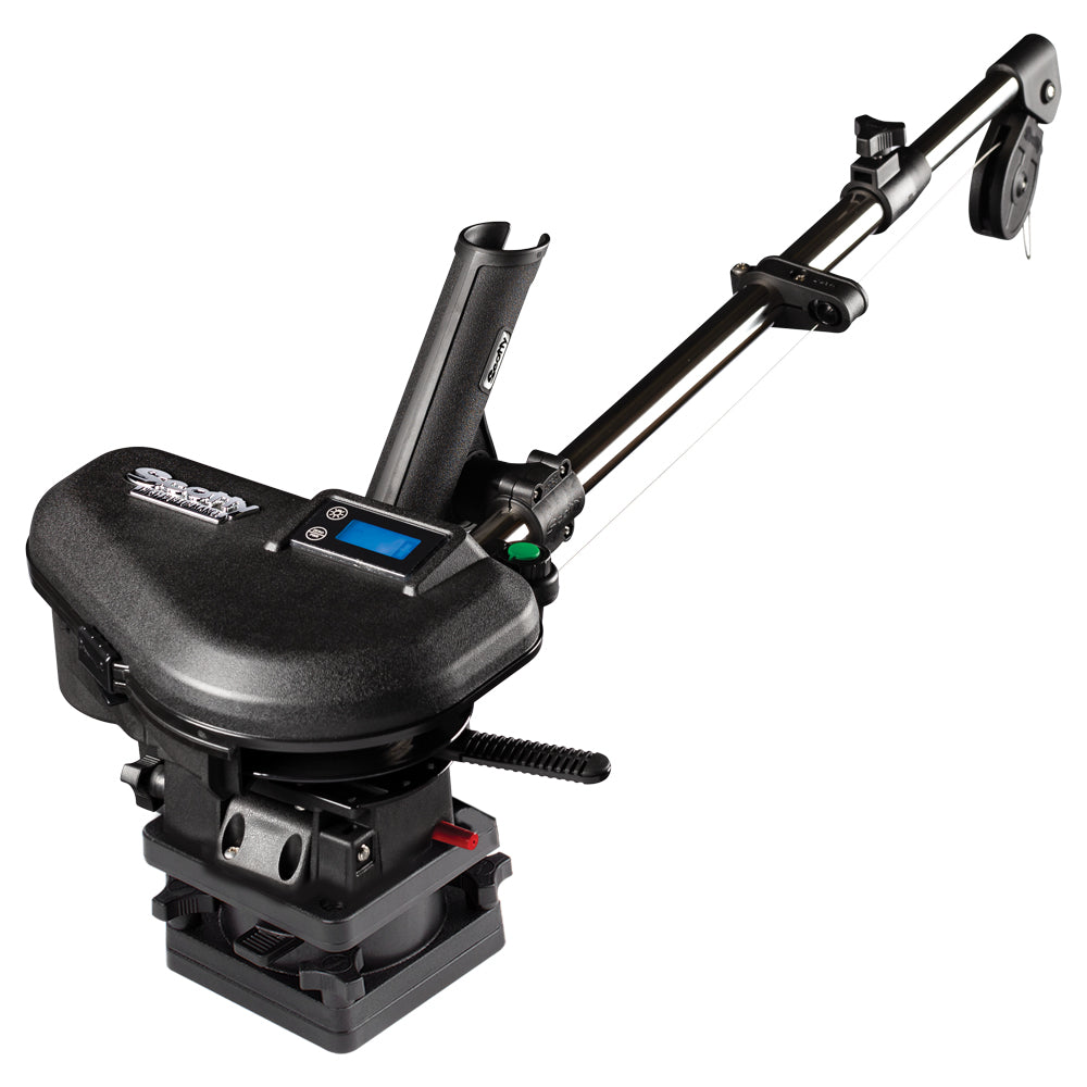 Scotty 2106 HP Depthpower Electric Downrigger 60 SS Telescoping Boom wSwivel Base  Single Rod Holder 2106 Main image