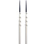 Lees 165 Bright Silver Black Spike Telescopic Poles fSidewinder TX3916SLSL