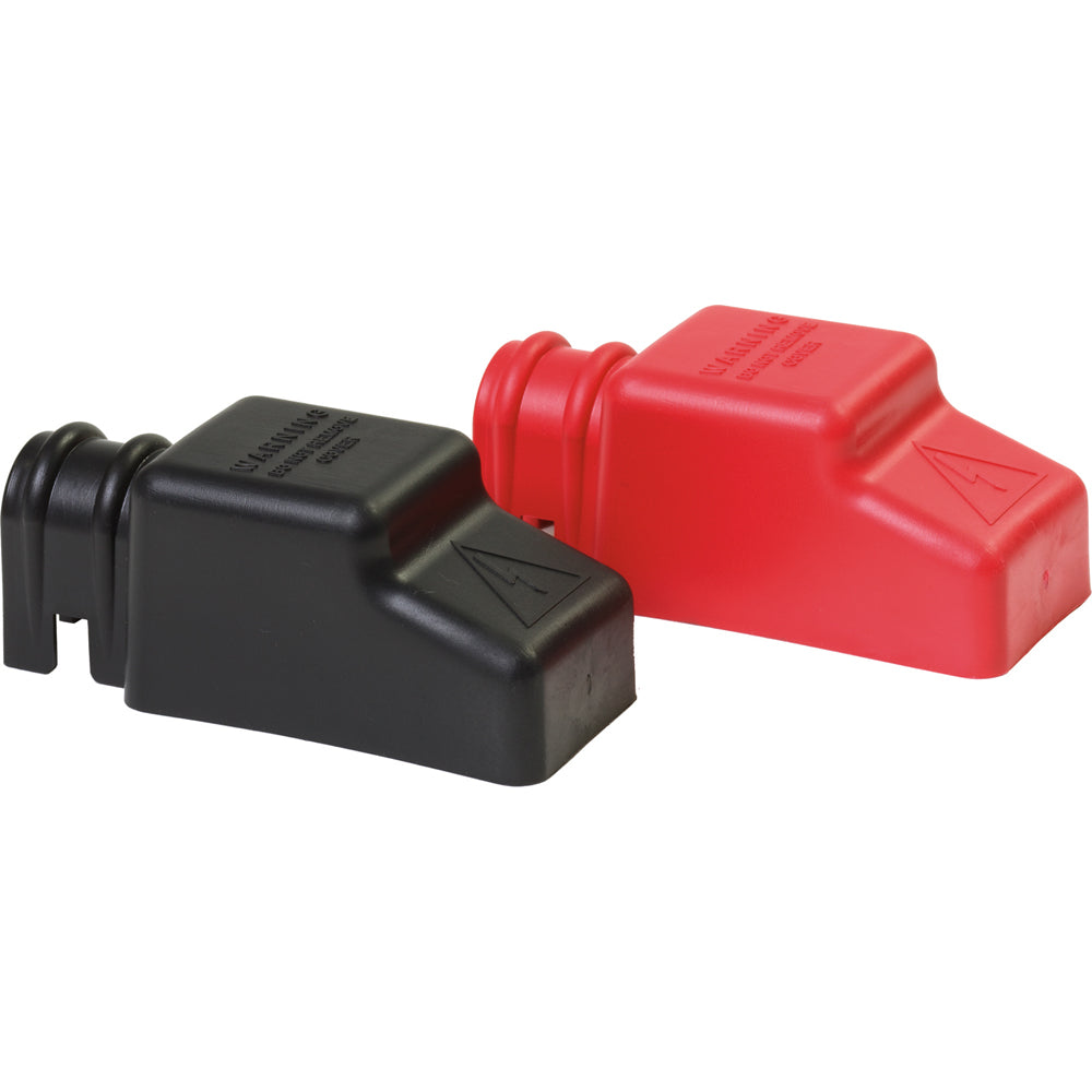 Blue Sea 4018 Square CableCap Insulators Pair RedBlack 4018 Main image