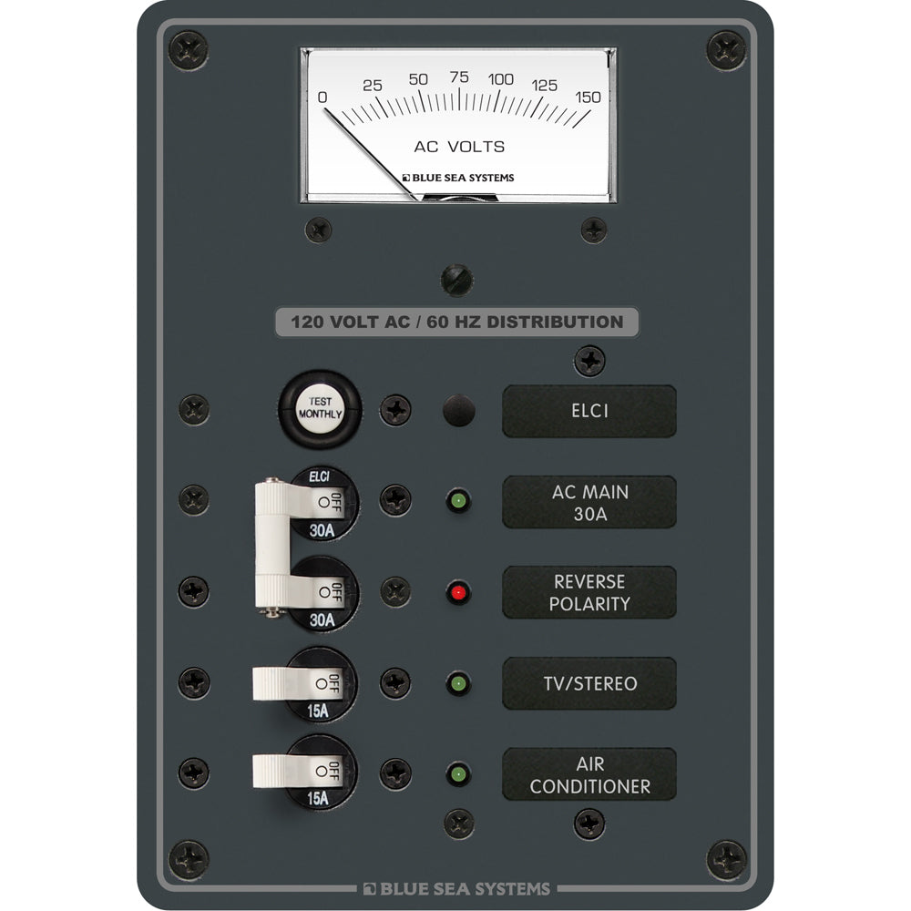 Blue Sea 8102 ELCI GFCI Panel AC 2 Position 8102 Main image