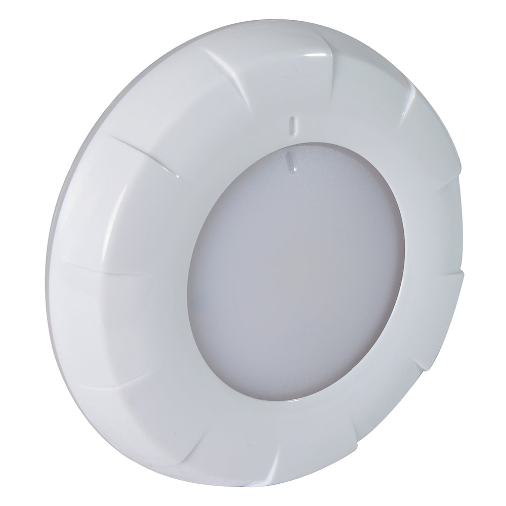 Lumitec Aurora LED Dome Light - White Finish - White/Blue Dimming [101075] Secondary image