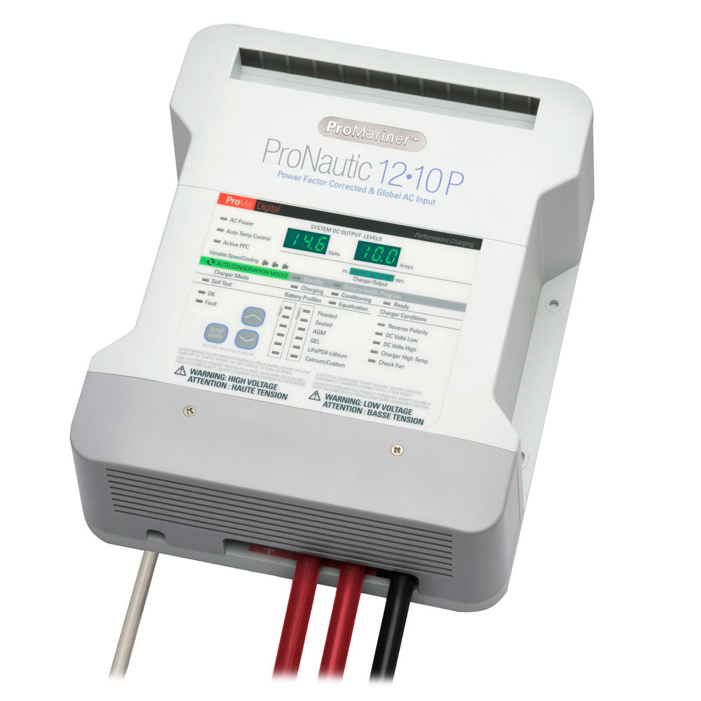 ProMariner ProNautic 1210P 10 Amp 2 Bank Battery Charger 63110 Main image