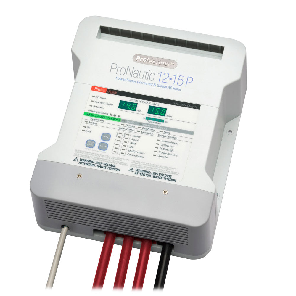 ProMariner ProNautic 1215P 15 Amp 3 Bank Battery Charger 63115 Main image