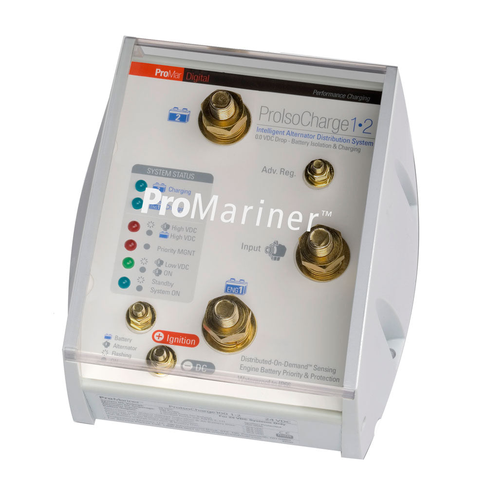 ProMariner ProIsoCharge Battery Isolator 120Amp 1Alt 2Bat  12V 23121 Main image