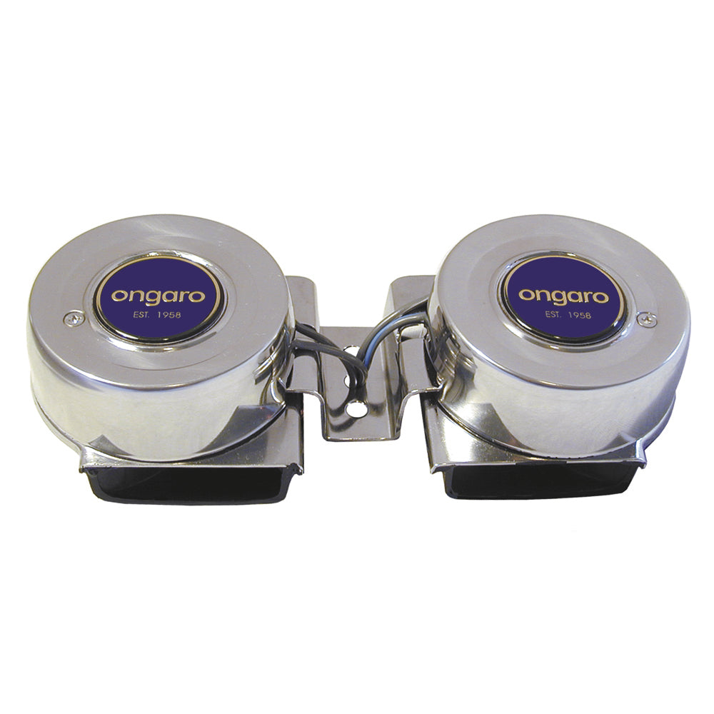 Schmitt Marine AllStainless Mini Compact Twin Horn  12V 10002 Main image