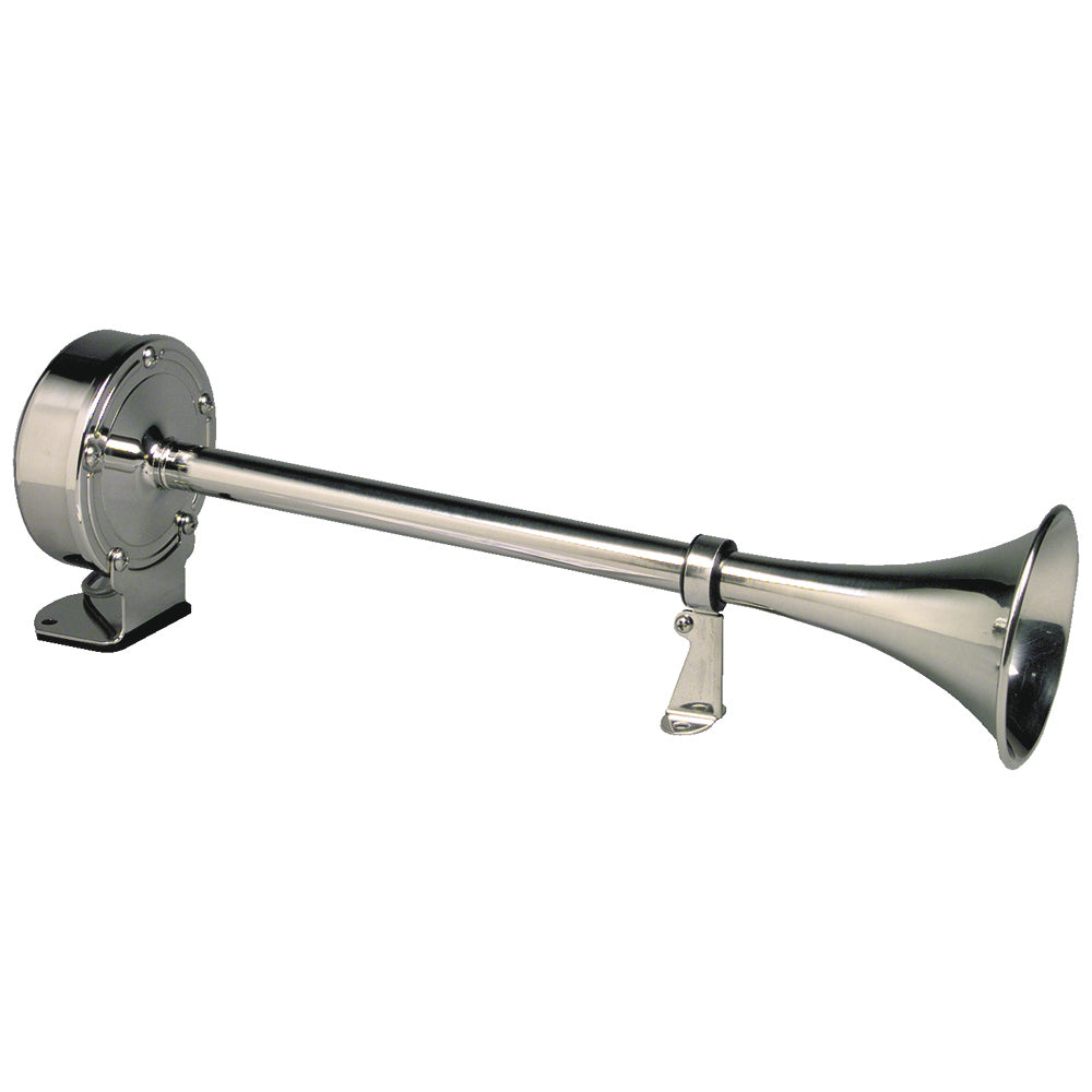 Schmitt Marine Deluxe AllStainless Single Trumpet Horn  24V 12427 Main image