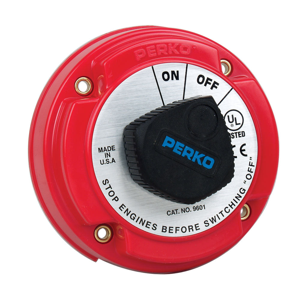 Perko Medium Duty Battery Disconnect Shut OffOn  250 Amp Continuous 1232VDC 9601DP Main image