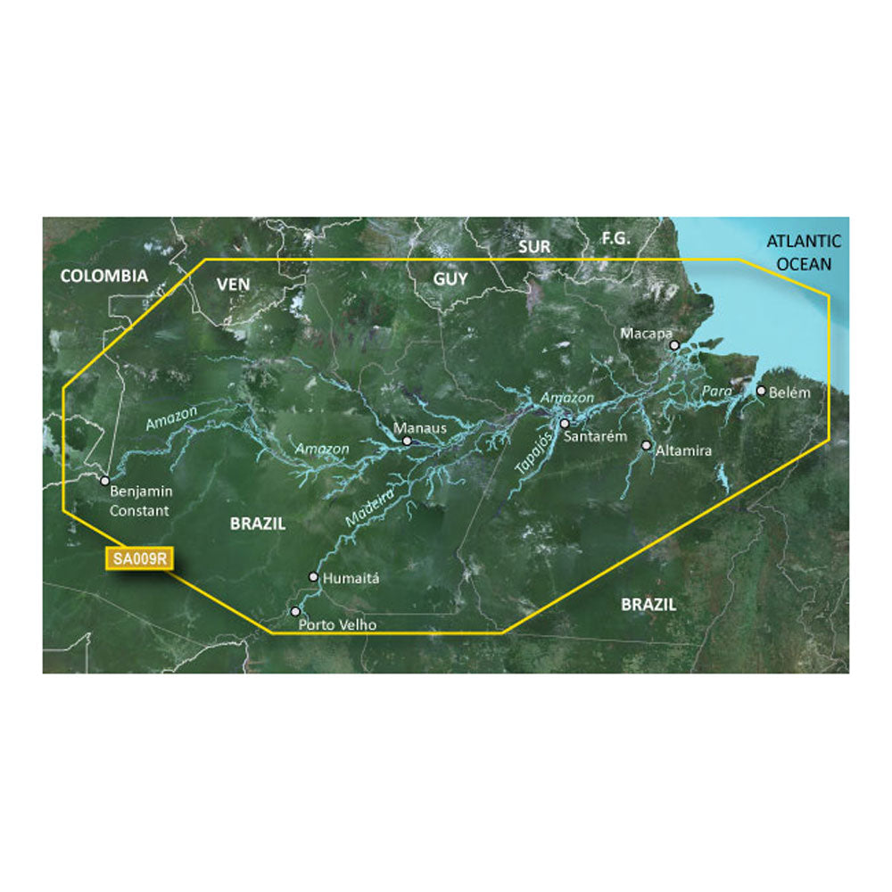 Garmin BlueChart g3 HD  HXSA009R  Amazon River  microSDSD 010C106620 Main image