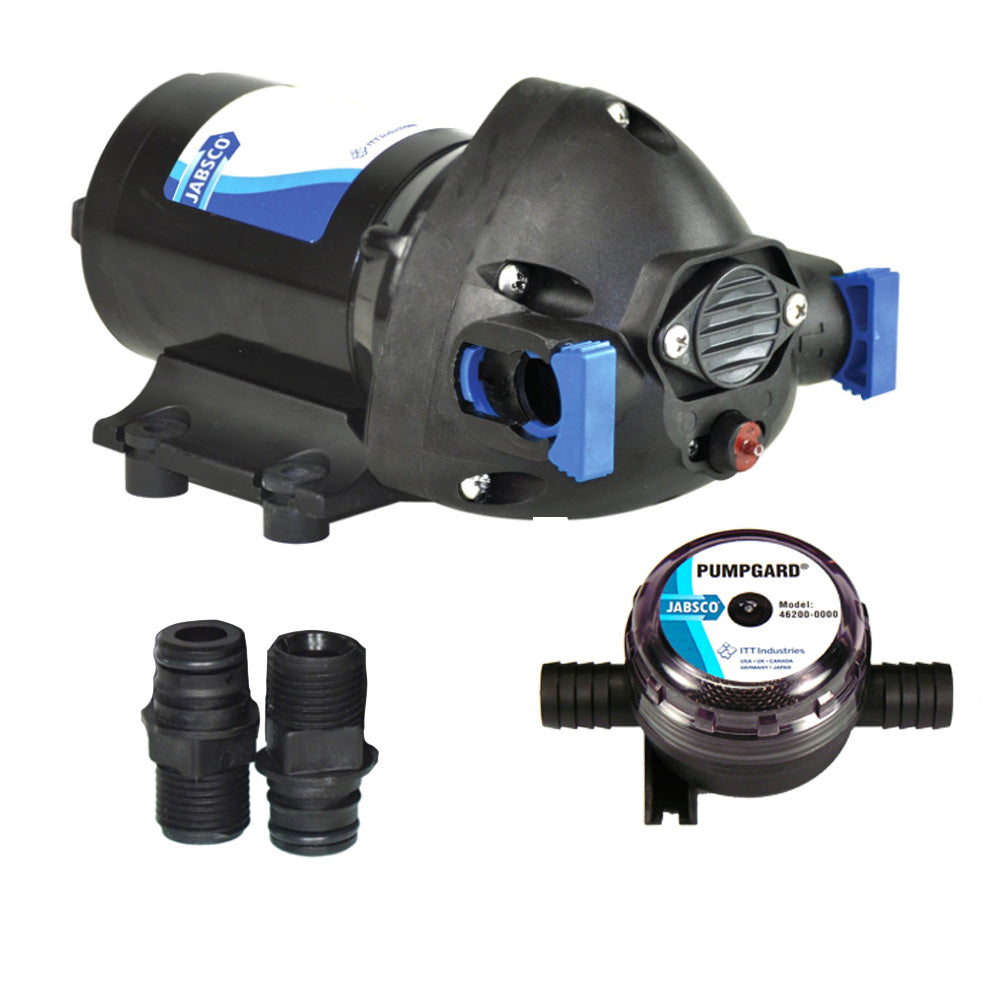 Jabsco ParMax Shower DrainGeneral Purpose Pump  35GPM25psi12VDC wStrainer 326010092 Main image