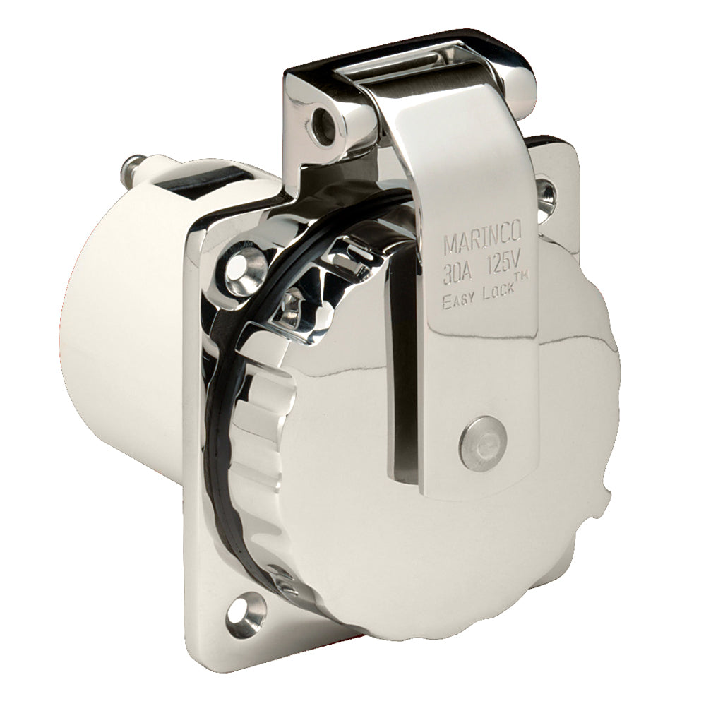 Marinco 303SSELB 30A Power Inlet  Stainless Steel  125V 303SSELB Main image