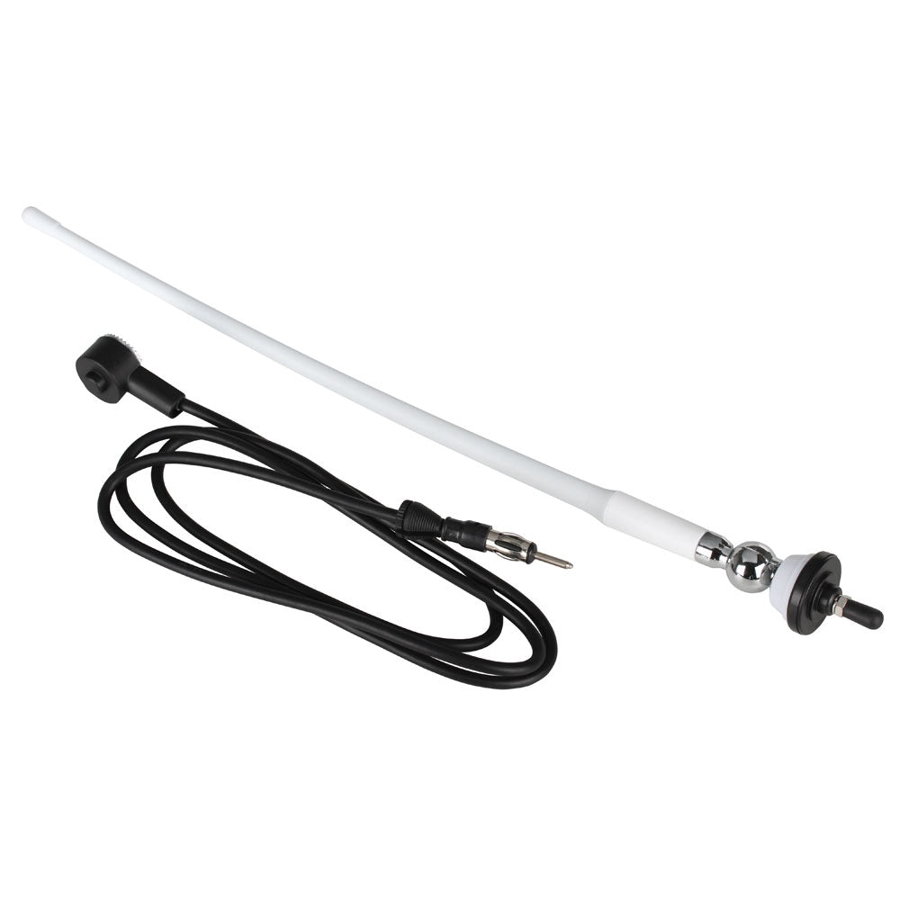 Boss Audio MRANT12W AMFM Rubber Antenna  White MRANT12W Main image