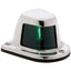 Attwood 1Mile Deck Mount Green Sidelight  12V  Stainless Steel Housing 66319G7