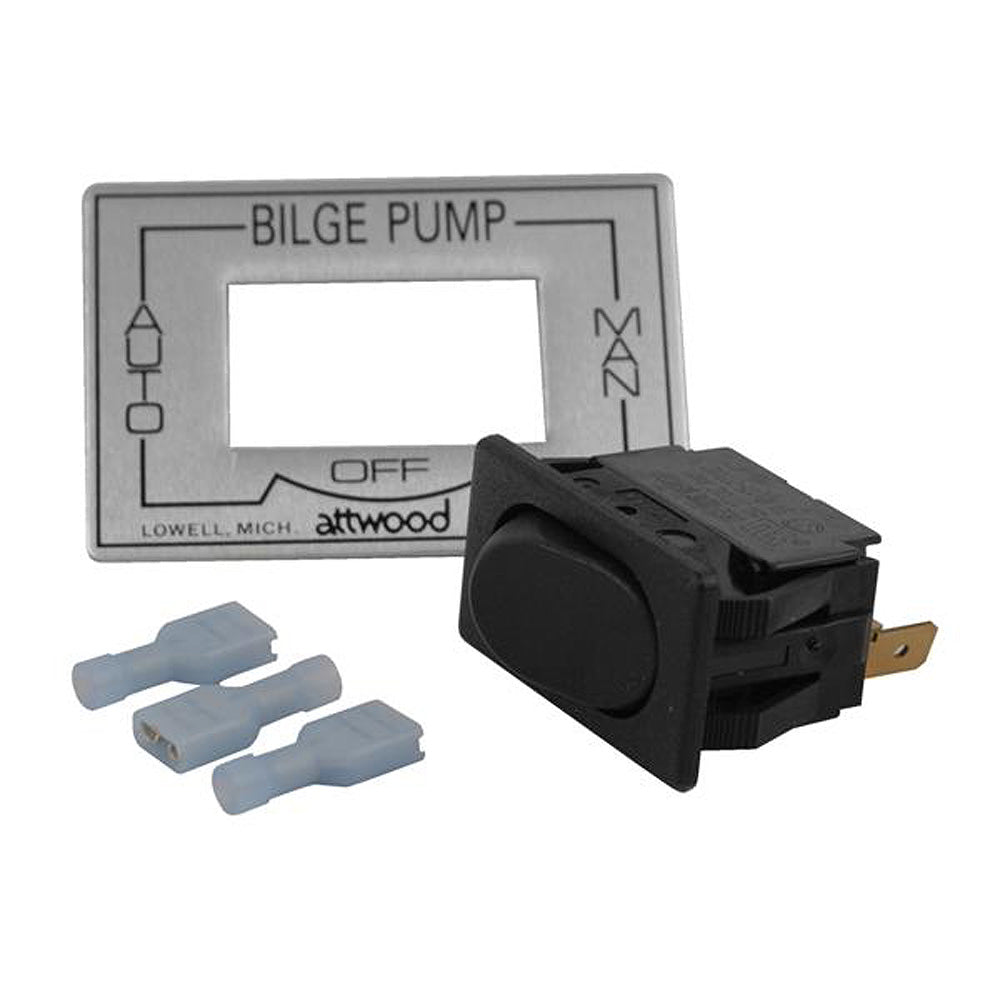 Attwood 3Way AutoOffManual Bilge Pump Switch 7615A3 Main image