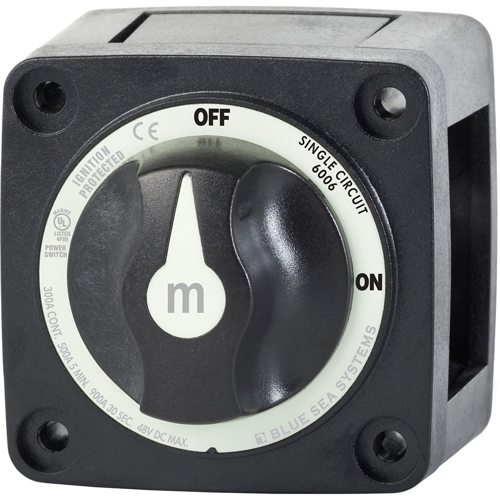 Blue Sea 6006200 Battery Switch Mini ONOFF  Black 6006200 Main image