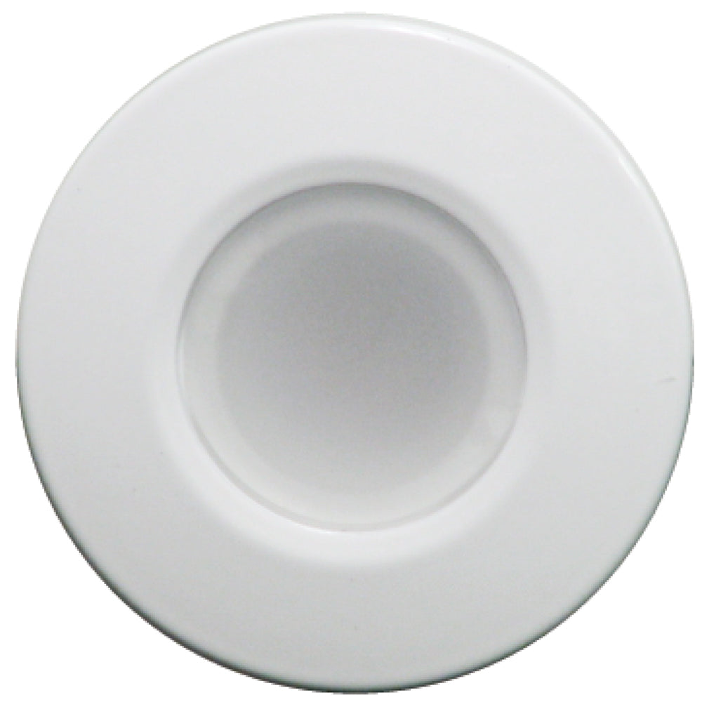 Lumitec Orbit  Flush Mount Down Light  White Finish  4Color BlueRedPurpleWhite Non Dimming 112520 Main image