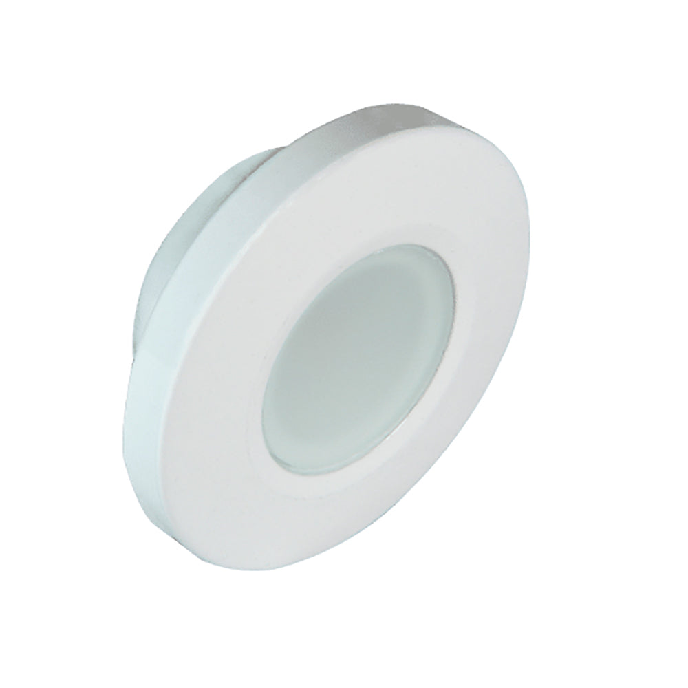 Lumitec Orbit - Flush Mount Down Light - White Finish - 2-Color Blue/White Dimming [112521] Secondary image