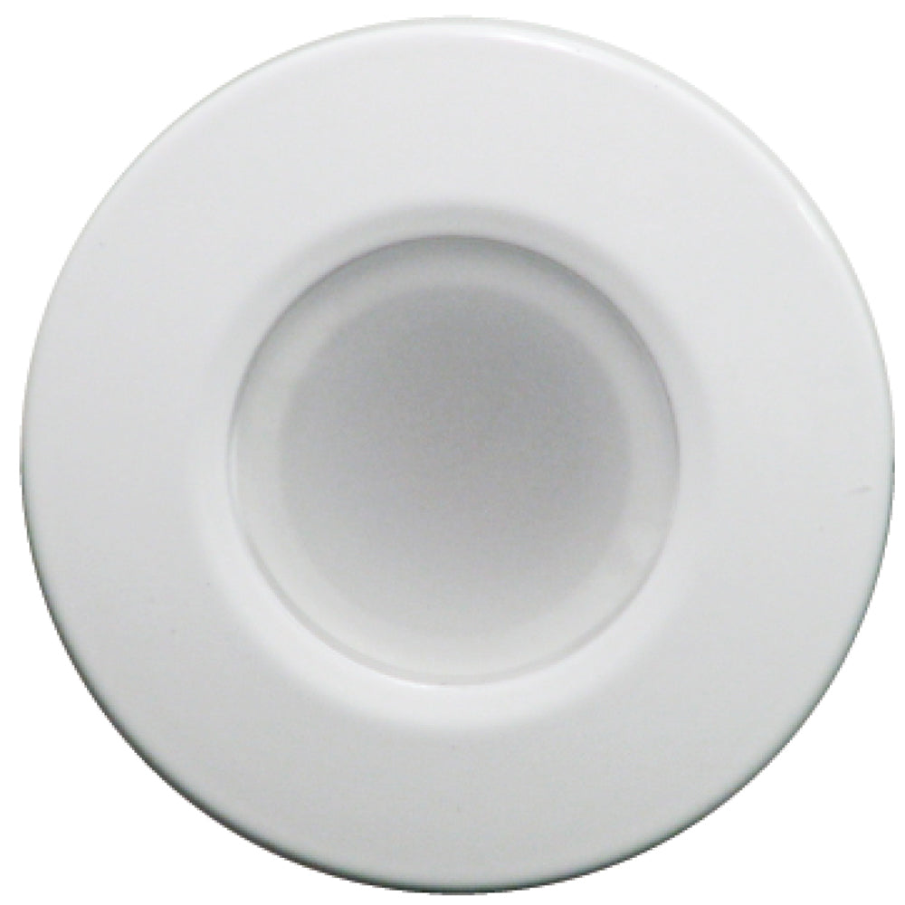 Lumitec Orbit  Flush Mount Down Light  White Finish  2Color BlueWhite Dimming 112521 Main image
