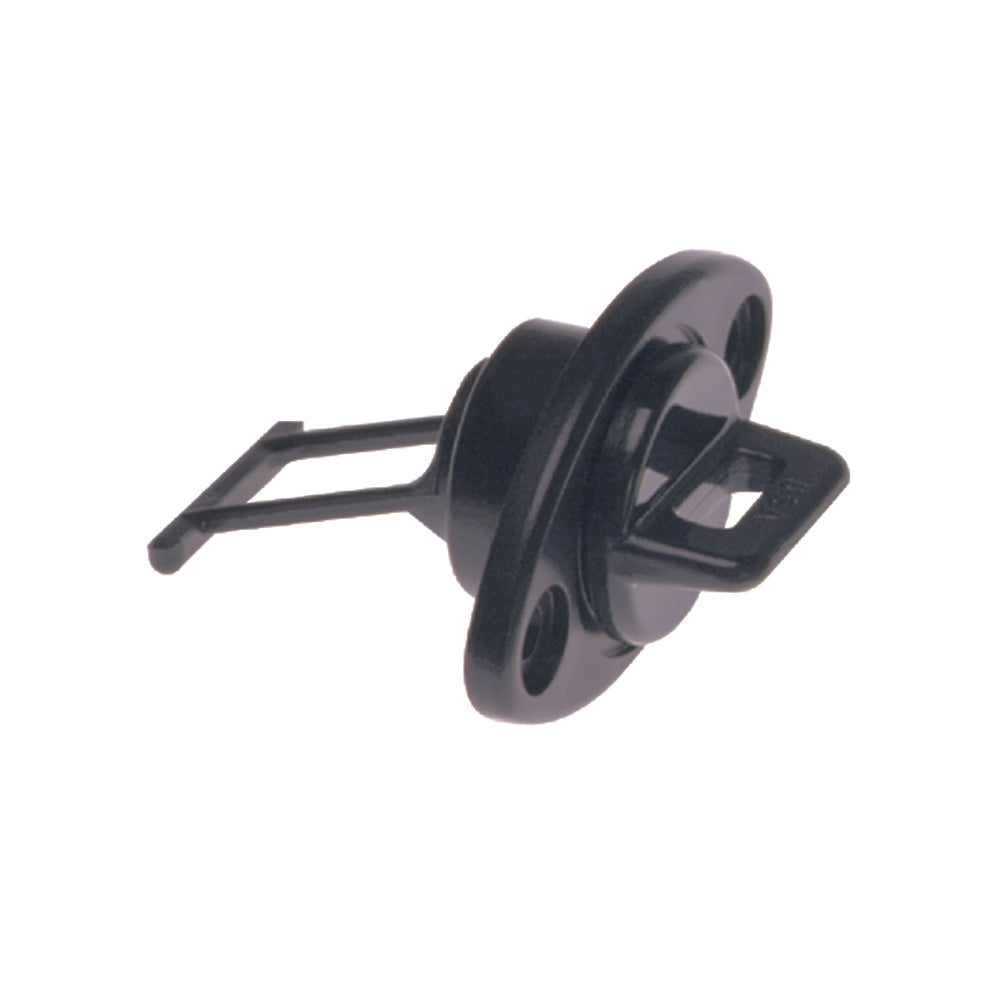 Beckson 1 Drain Plug Screw Type wGasket  Black DP10B Main image