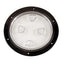 Beckson 8 Clear Center ScrewOut Deck Plate  Black DP80BC