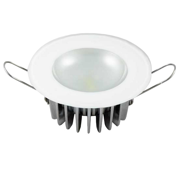 Lumitec Mirage  Flush Mount Down Light  Glass FinishNo Bezel  4Color RedBluePurple Non Dimming wWhite Dimming 113190