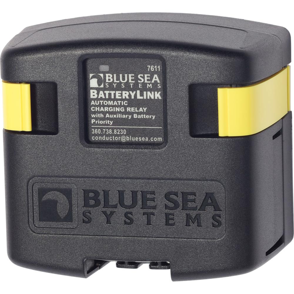 Blue Sea 7611 DC BatteryLink Automatic Charging Relay  120 Amp wAuxiliary Battery Charging 7611 Main image