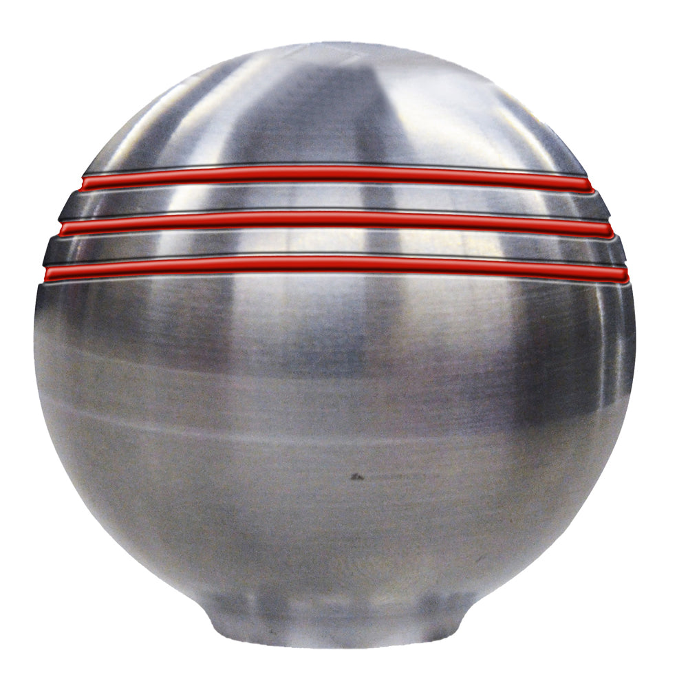 Schmitt Marine Throttle Knob  178  Red Grooves 50044 Main image