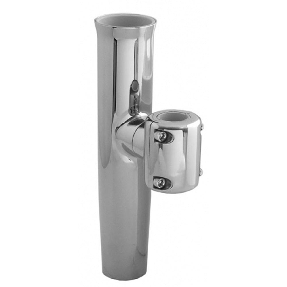 TACO  Stainless Steel ClampOn Adjustable Rod Holder  Fits 78  1 OD Tubing F162600POL1 Main image
