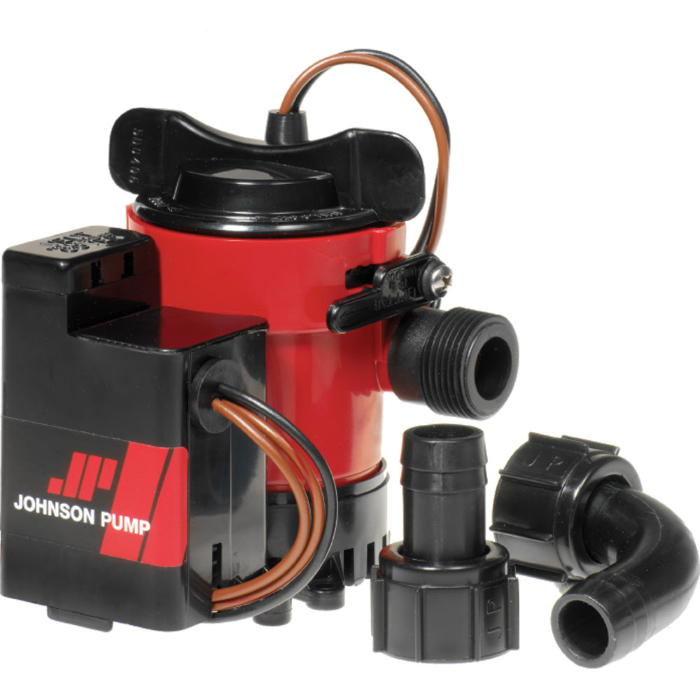 Johnson Pump Cartridge Combo 1000GPH Auto Bilge Pump wSwitch  12V 0590300 Main image