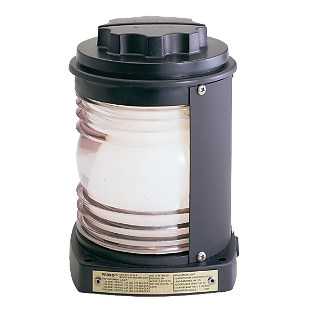 Perko Masthead Light  Black Plastic White Lens 1128A00BLK Main image
