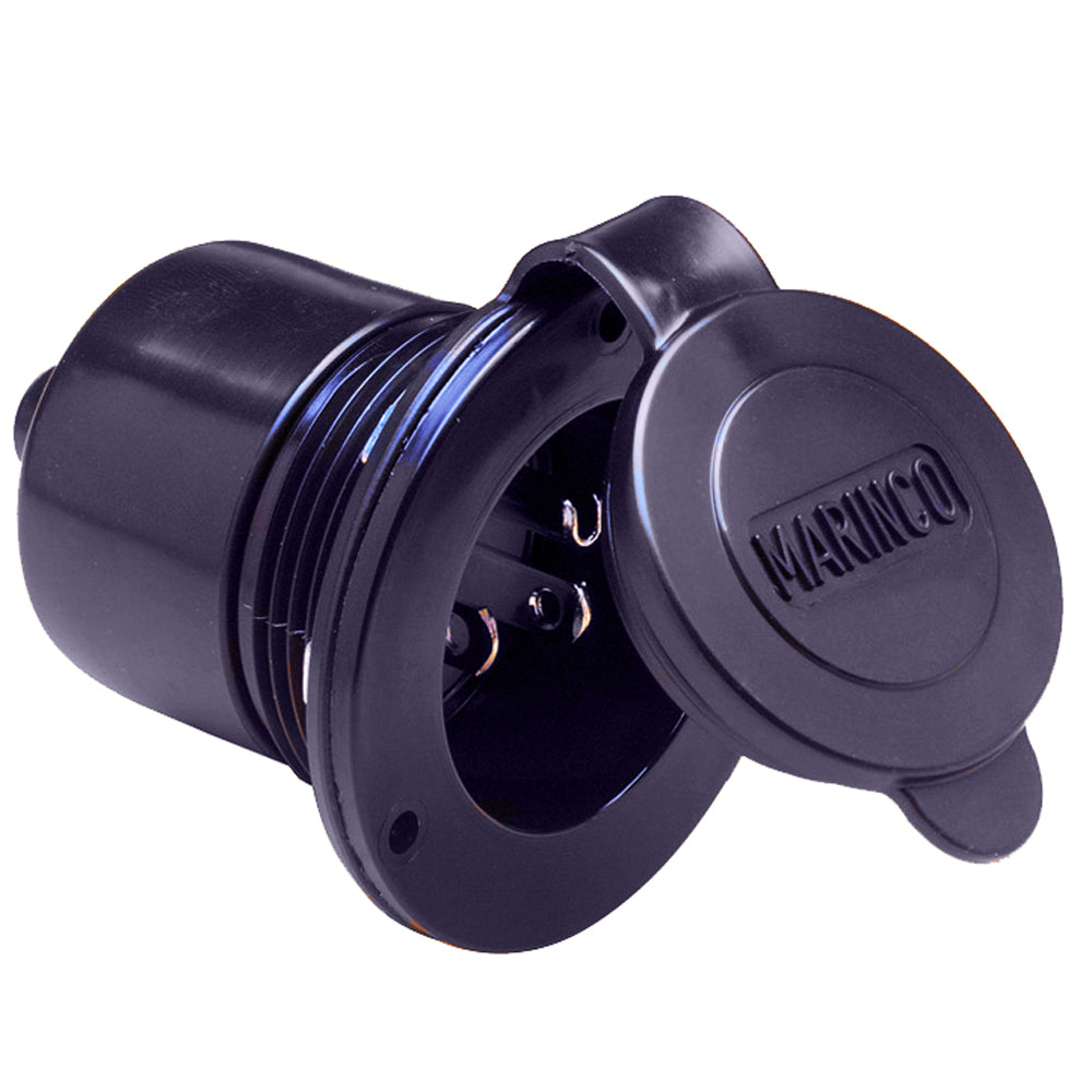 Marinco Marine OnBoard Hard Wired Charger Inlet  15Amp  Black 150BBI Main image