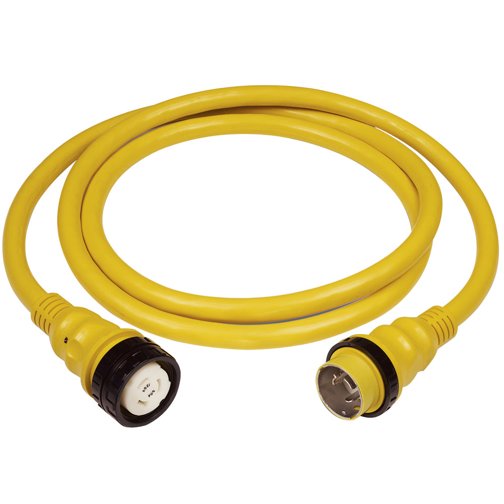 Marinco 50Amp 125250V Shore Power Cable  50  Yellow 6152SPP Main image