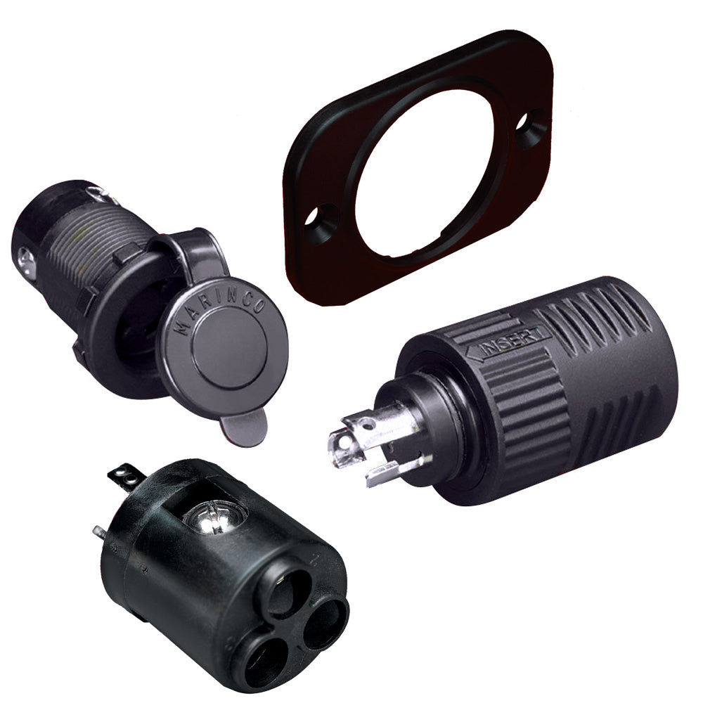 Marinco ConnectPro ChargingTrolling Receptacle Plug  6Guage Adapter 12VCP6 Main image