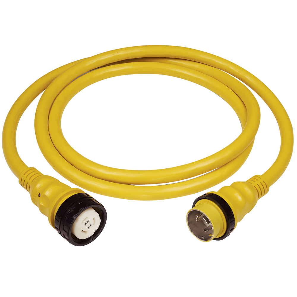 Marinco 50A 125V Shore Power Cable  50  Yellow 6153SPP Main image