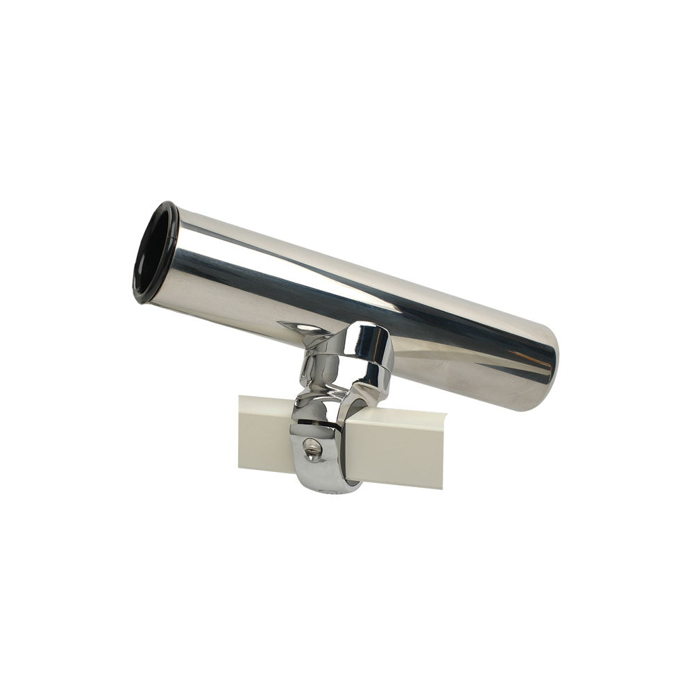 CE Smith Pontoon Square Rail Adjustable ClampOn Rod Holder 55108A Main image