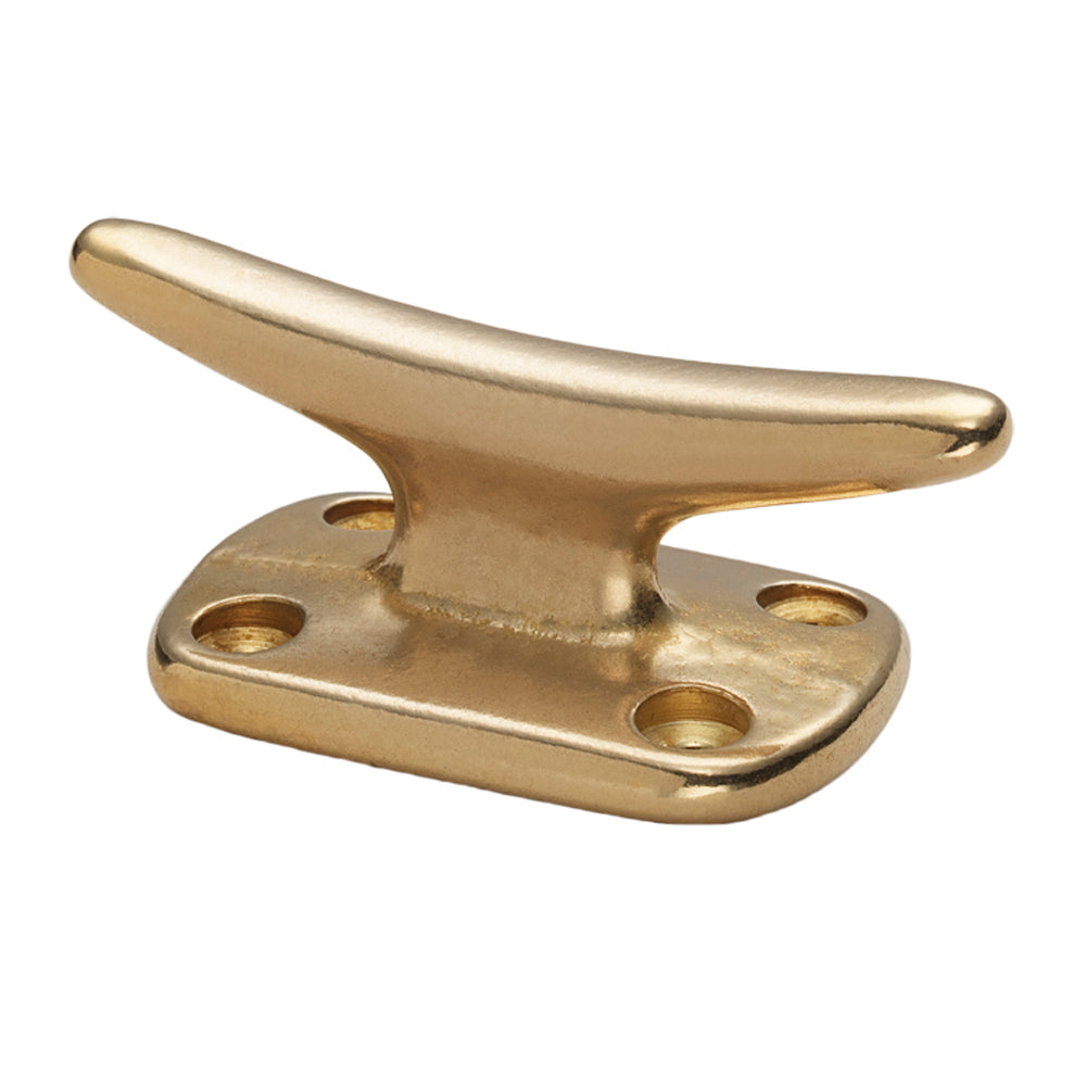 Whitecap Fender Cleat  Polished Brass  2 S0976BC Main image
