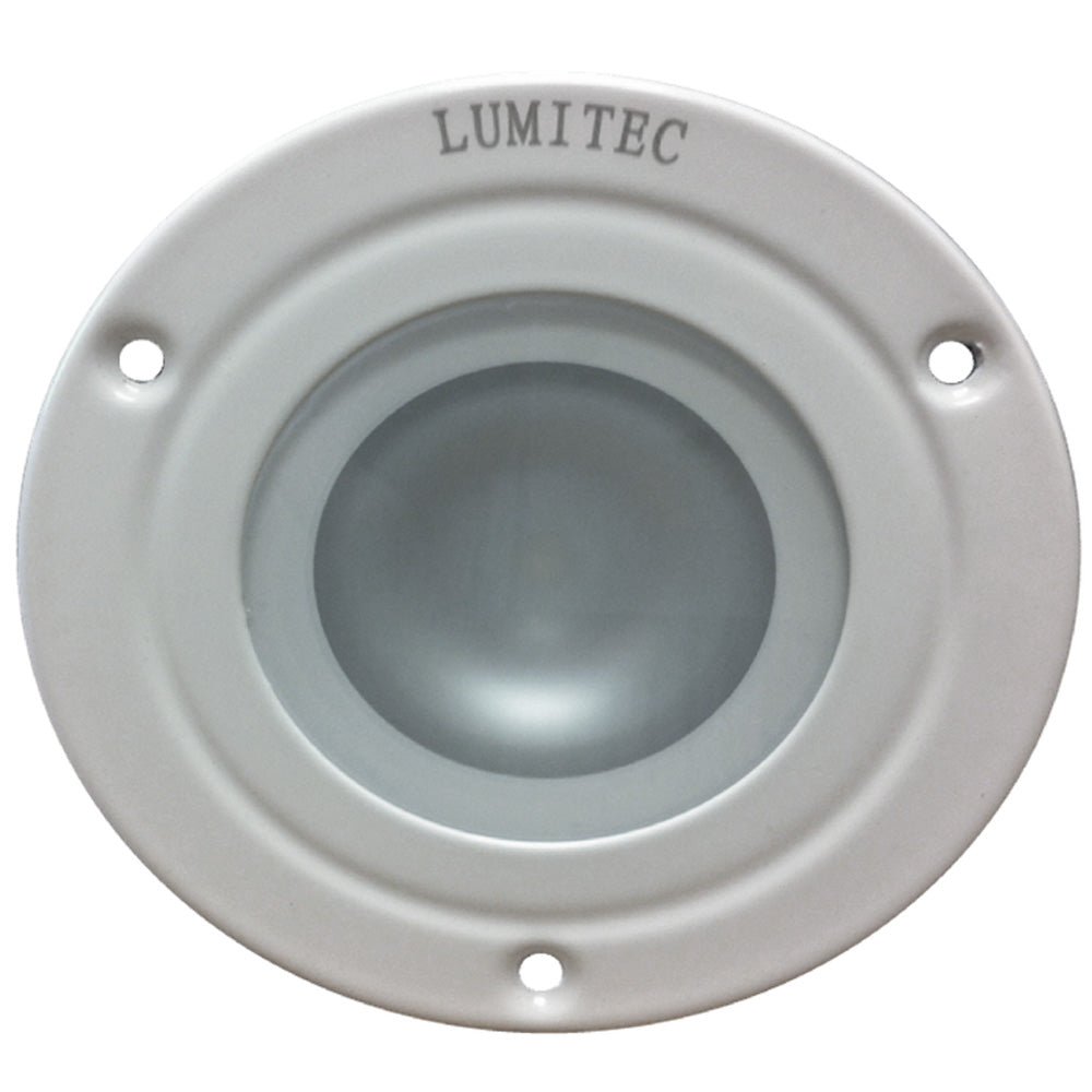 Lumitec Shadow  Flush Mount Down Light  White Finish  3Color RedBlue NonDimming wWhite Dimming 114128 Main image