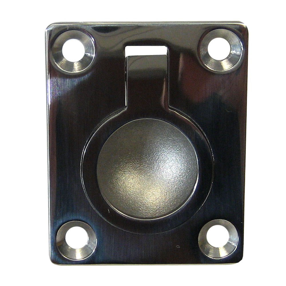 Whitecap Flush Pull Ring  316 Stainless Steel  112 x 178 6022C Main image
