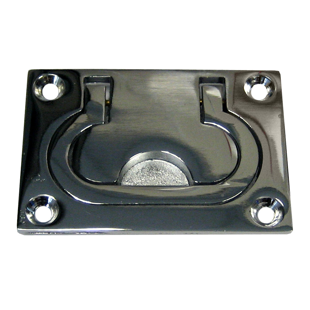 Whitecap Flush Pull Ring  CPBrass  3 x 2 S3364C Main image
