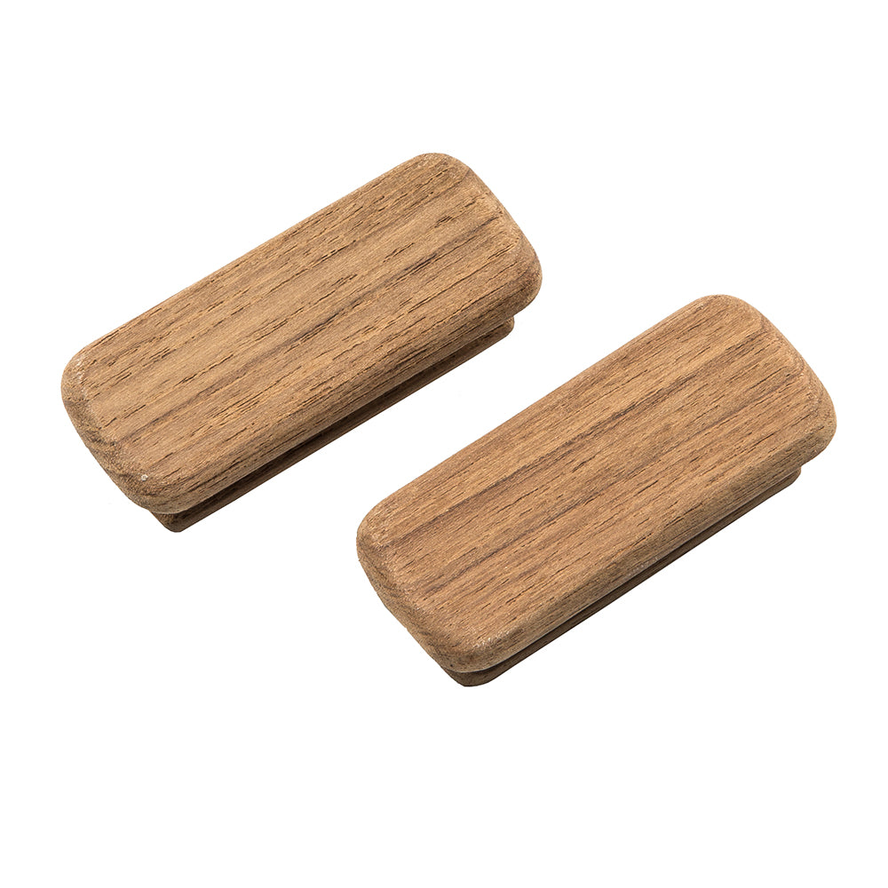 Whitecap Teak Rectangular Drawer Knob  234L  2 Pack 60131A Main image