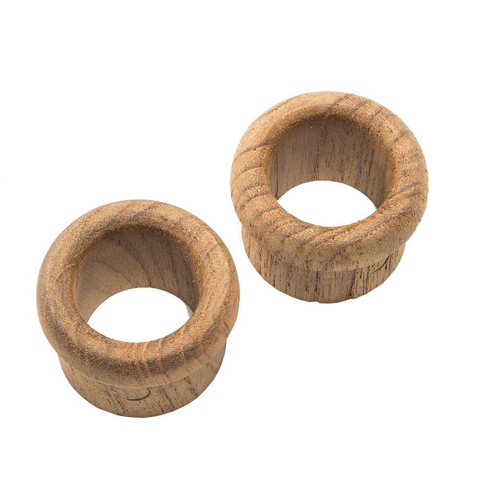 Whitecap Teak Finger Pull  58 Barrel Length  2 Pack 60145A Main image