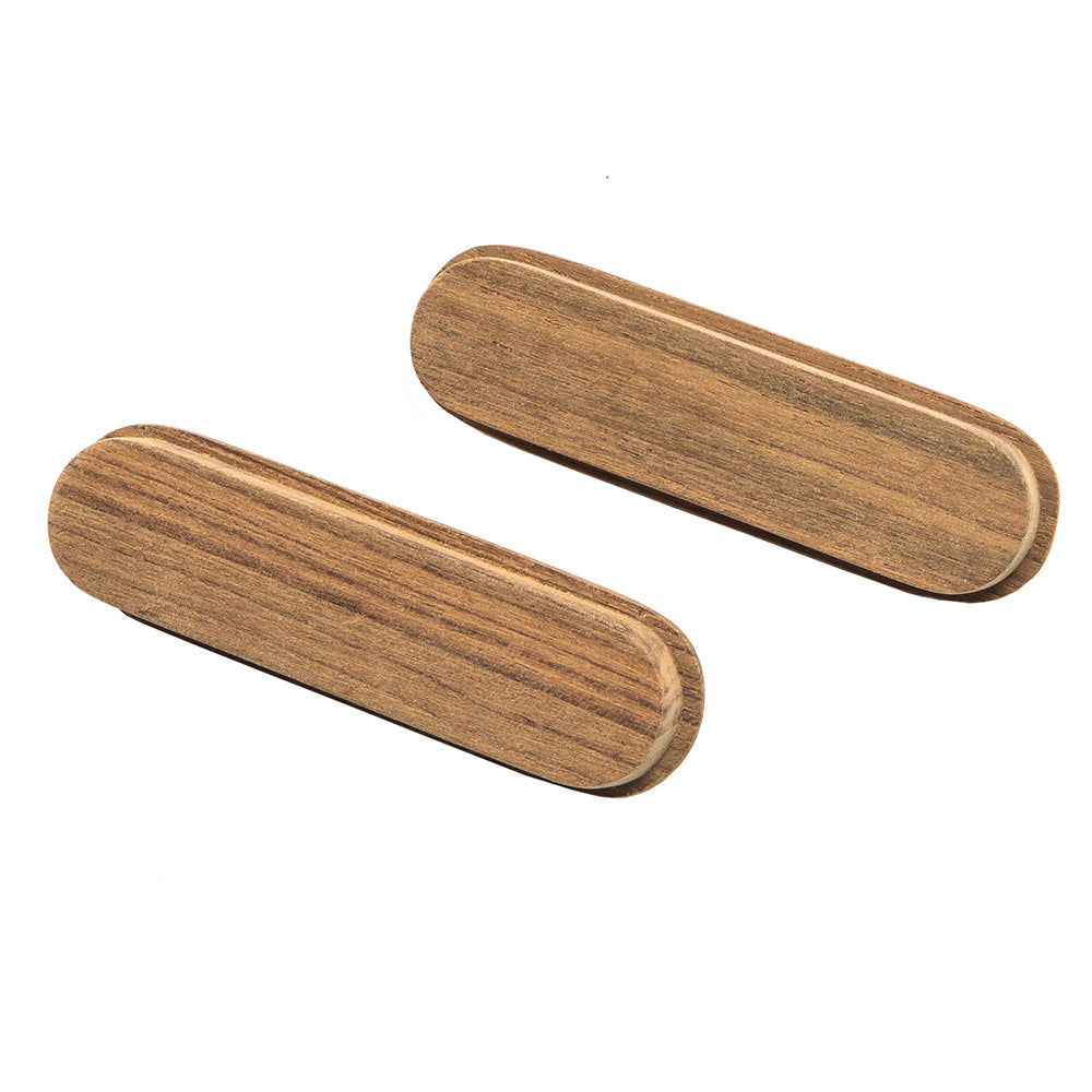 Whitecap Teak Oblong Drawer Pull - 4-1/16"L - 2 Pack [60124-A] Secondary image