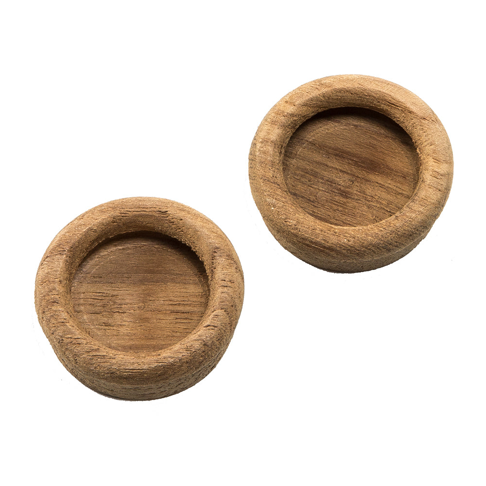Whitecap Teak Round Drawer Pull  138 Round  2 Pack 60127A Main image