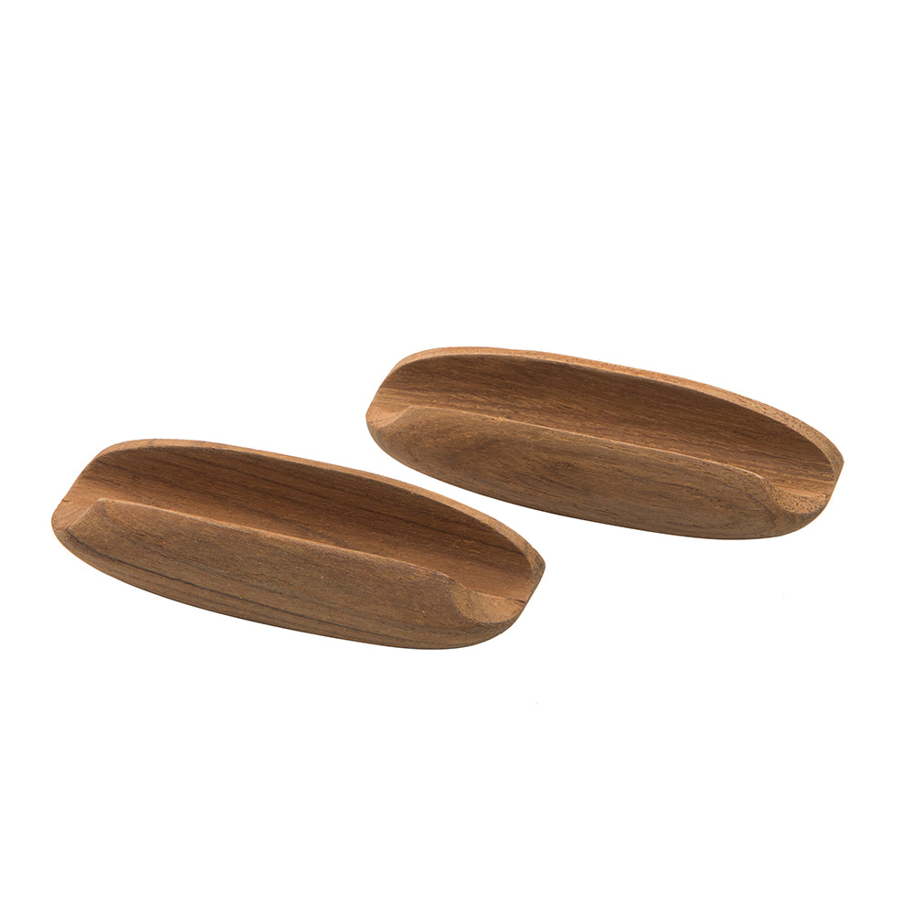 Whitecap Teak Oval Drawer Pull - 4"L - 2 Pack [60147-A] Secondary image
