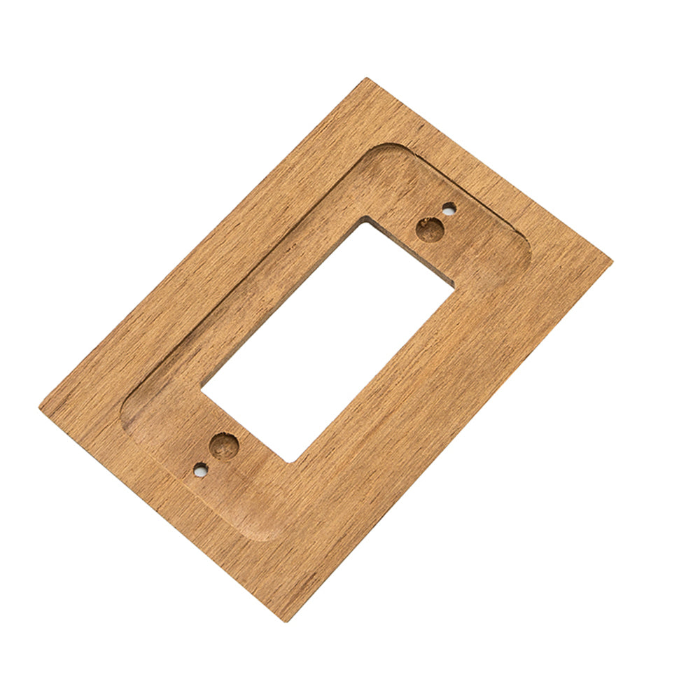 Whitecap Teak Ground Fault Outlet Cover/Receptacle Plate [60171] Secondary image